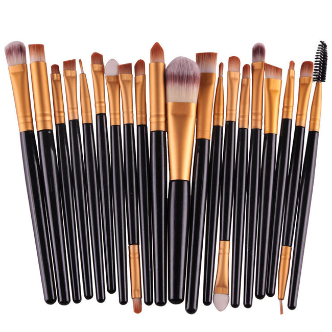 Makeup brush set loose powder brush blush brush eye shadow brush Hover Image