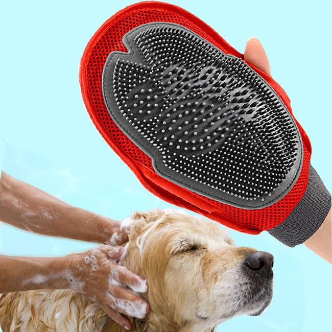 Dog fur Grooming Massage Brush Hover Image