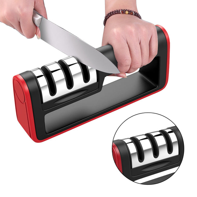Professional Knife Sharpener Diamond Quick Professional 3 Stages Sharpener Knife Sharpening Tools Sharpening Stone Main Image