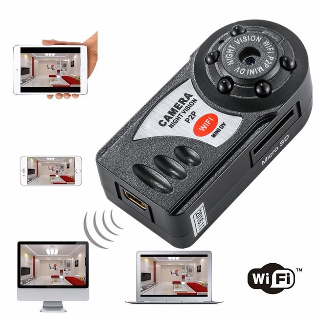 Mini WiFi Camera Wireless Securiy Video Camera With Infrared Night Vision Wireless DVR Hover Image