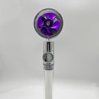 Shower Head Water Saving Flow 360 Degrees Rotating With Small Fan ABS Rain High Pressure Spray Nozzle Bathroom Accessories