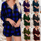 Home Wear T-shirt Top Shorts Suit