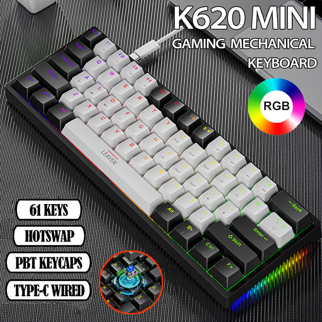 Plastic mechanical keyboard for games Hover Image