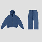 Retro Trend Casual Sports Casual Hoodie Sports Trousers Suit