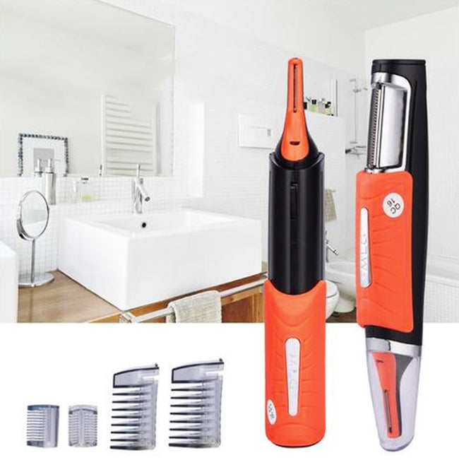 Multifunctional Double-head Shaving Machine Eyebrow Nose Hair Trimmer Hover Image