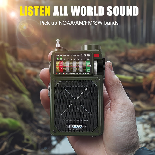 Emergency Solar Radio NOAA Weather Alert Crank AM FM USB