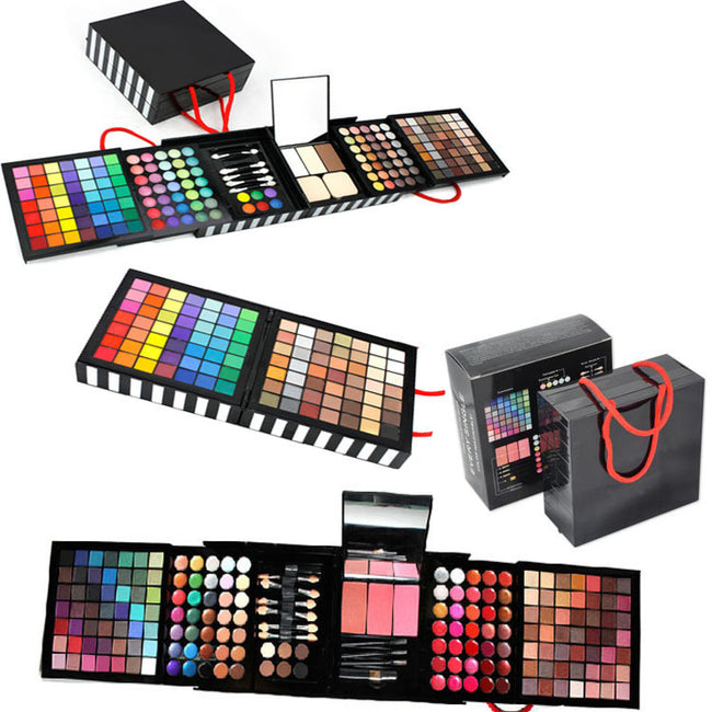 A Foreign Trade On Behalf Of Explosion Deluxe 177 Color Eye Shadow  Bronzing Plate Combination Makeup Set White Optional Main Image