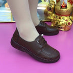 Soft Leather Women's Thin Shoes Beef Tendon Soft Bottom Soft Surface Non-slip