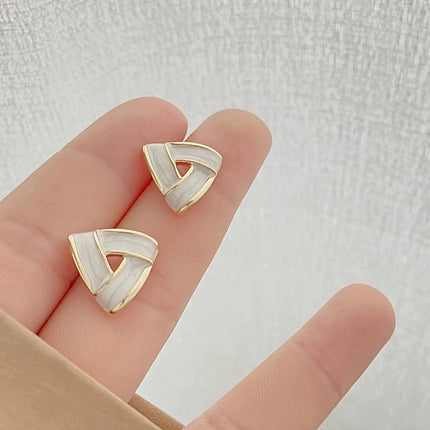 Silvery Needle Earrings 2023 Trendy Korean Style Tassel