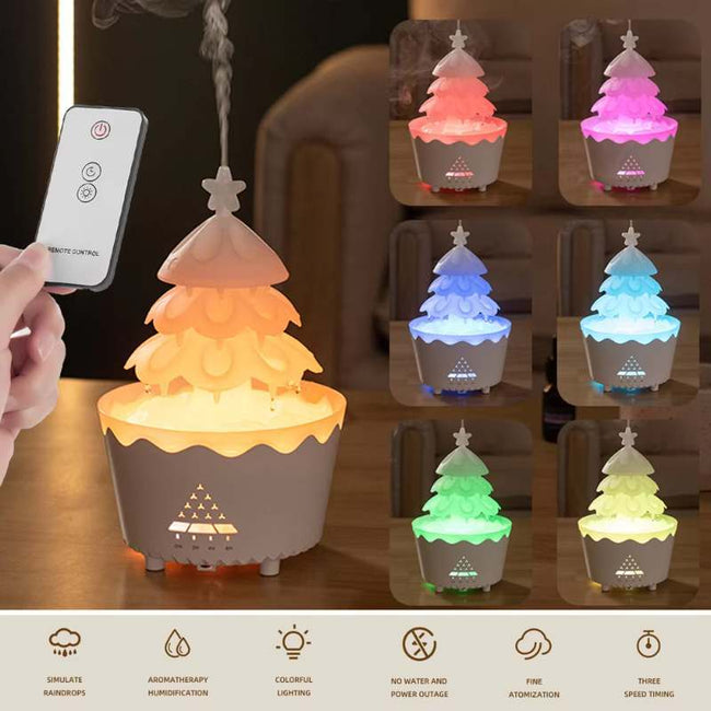 2024 New Design Essential Oil Aroma Diffuser Household Mute Small Remote Control Humidifier Suitable For Home Christmas Gift Hover Image