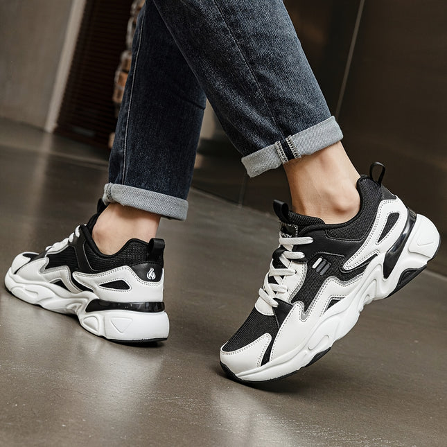 Mens Retro Casual Sneakers Low Top All Season Stripes