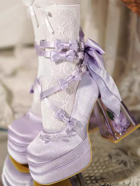 Lolita High Heels Elegant Mary Jane Shoes Cos Shoes