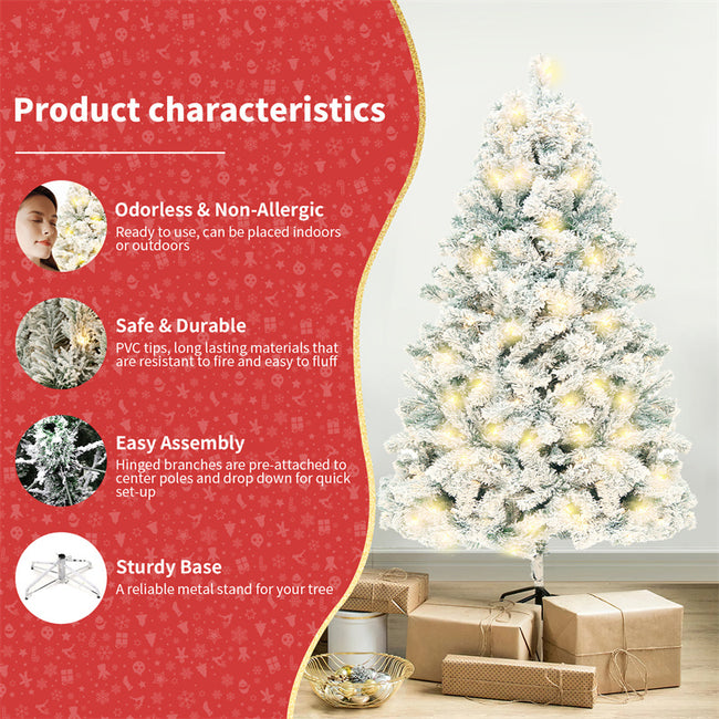 Christmas Tree PVC Artificial Snow Christmas Tree Mall Window Decoration Tree Cedar Christmas Tree Christmas Decoration Supplies Main Image