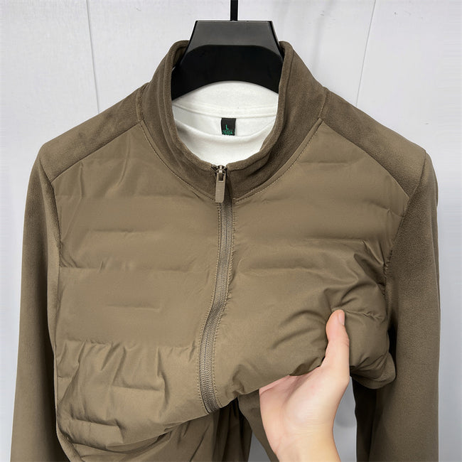 Men's 90 White Duck Down Fashion Stand Collar Jacket Main Image