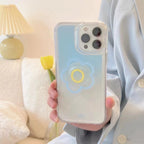 Advanced Gradient Blue Colorful Shell Bracket For Mobile Phone Cases