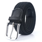 Canvas Elastic Stretch Belt Pin Buckle Canvas Belt
