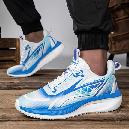 Men Gradient Low Top Sneakers EVA Cushioned All Season
