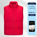 Soft Shell Waterproof Down Cotton Vest Work Clothes