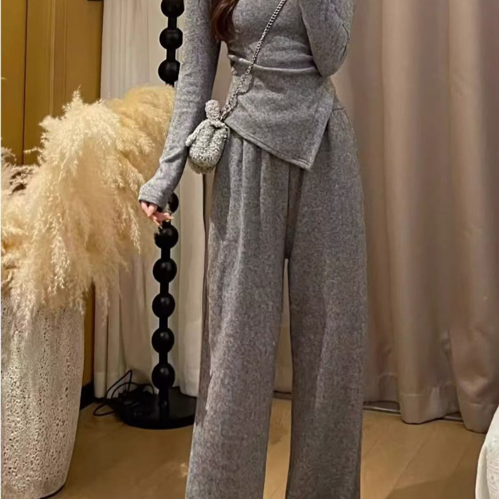 Solid Color Slim Fit Top All-matching Suit