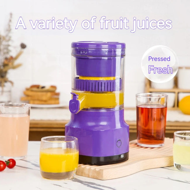 Electric Orange Juicer Lemon Juicer Squeezer Usb Rechargeable Citrus Juicer Machines Usb Rechargeable Portable Blender Kitchen Gadgets Hover Image