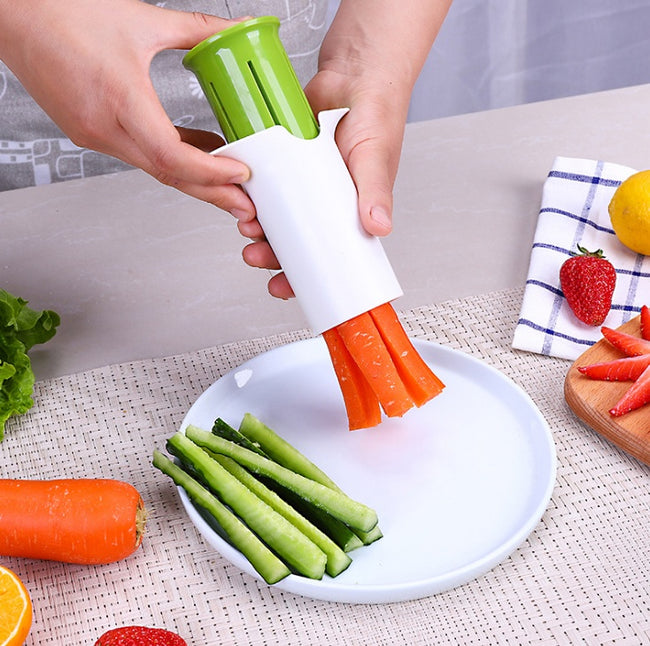 Creative Vegetable Cutters Fruit Kitchen Cucumber Carrot Divider Strawberry Slicer Splitter Kitchen Gadget Accessories Hover Image