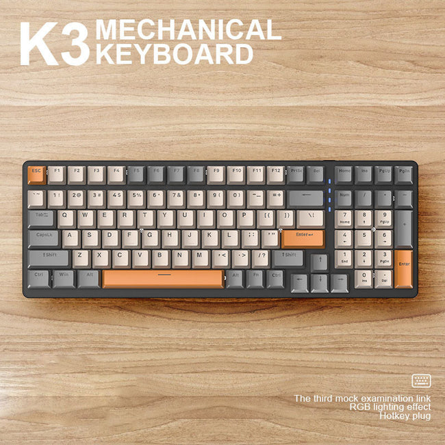 Plastic Mechanical Keyboard For Computer Hover Image