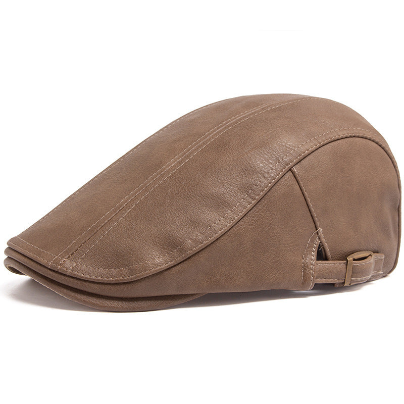 Autumn And Winter Thick Casual Peaked Cap