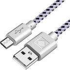 Woven nylon cloth data cable