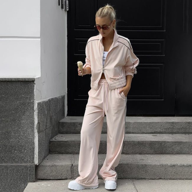 European And American Half-high Collar Double-headed Zipper Sweater Main Image