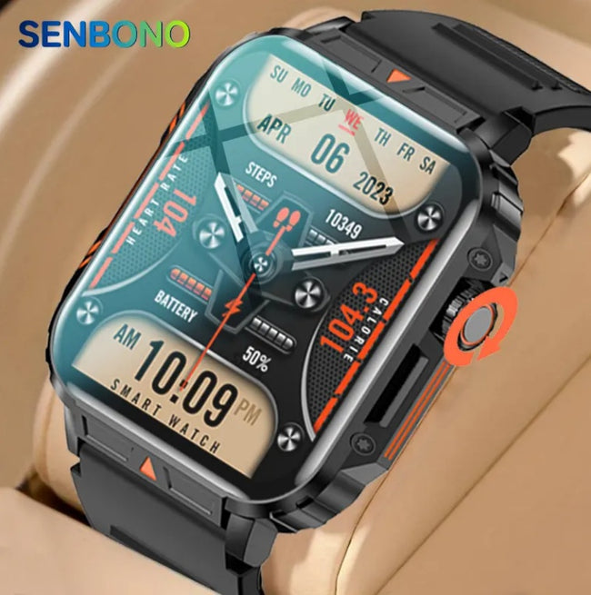 L81 Outdoor Sports Square Smartwatch Answer Call Big Battery Fitness Tracker Waterproof Smartwatch Men For IOS Android Hover Image