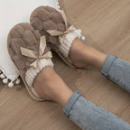Soft Bottom Slippers Indoor Plush Lining Warm Shoes