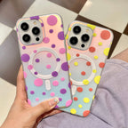 Magnetic Phone Case Wave Point Phone Case