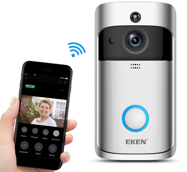 Video Doorbell Smart Wireless WiFi Security Door Bell Hover Image
