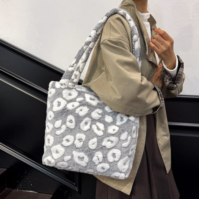 Printing Color Contrast Casual Simple Large Capacity Shoulder Bag Hover Image