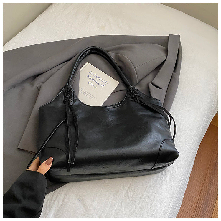 Idle Style Tote Bag Women's Large Capacity Niche Shoulder