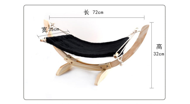 Cat Hammock Wooden Bed Pet Supplies Main Image