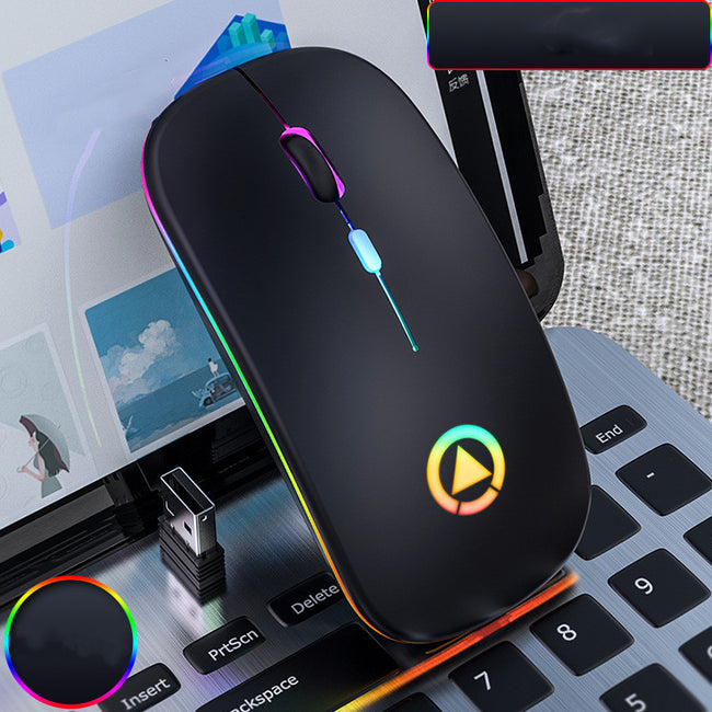 Wireless charging Bluetooth mouse Hover Image