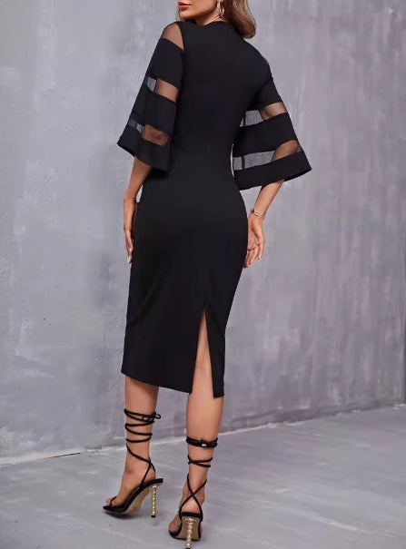 Women's Fashionable Round Neck Dress