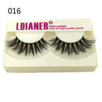 Mink Eyelashes 25mm Wispy Fluffy Fake Lashes