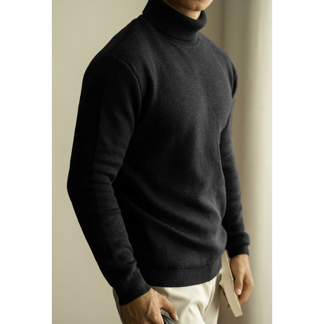 Men's Long-sleeved Sweater For Warmth Bottoming Shirt Main Image