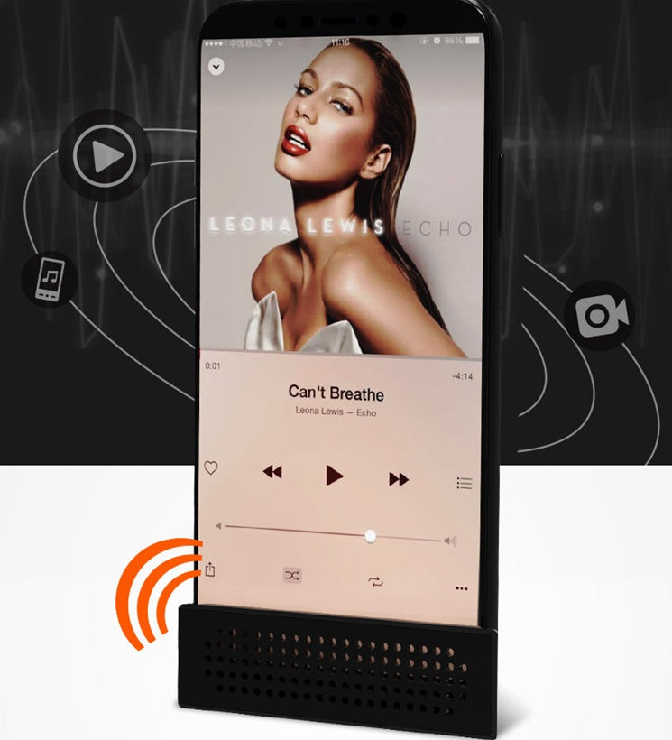 Compatible with Apple , Mini speaker phone holder