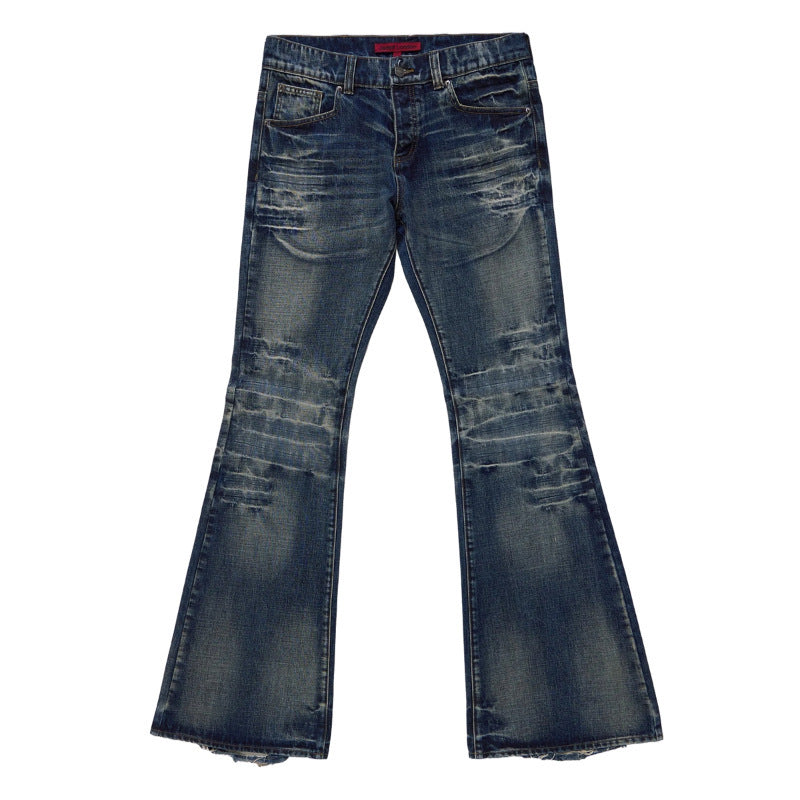 New Slightly Flared Vintage Jeans For Men