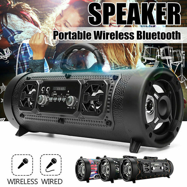 High-power Portable Waterproof Wireless Bluetooth Speaker Hover Image