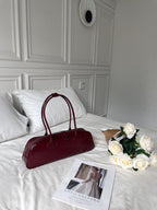 Women's Solid Color Korean-style Large Capacity Cowhide Leather Single-shoulder Bag