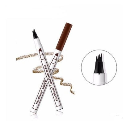 Waterproof Natural Eyebrow Pen Four-claw Eye Brow Tint Fork Tip Eyebrow Tattoo Pencil Main Image