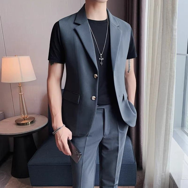 High Sense Business Lightly Mature All-matching Slim Fit Vest Main Image