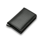 RFID Carbon Fiber Men's Wallet Aluminum Alloy