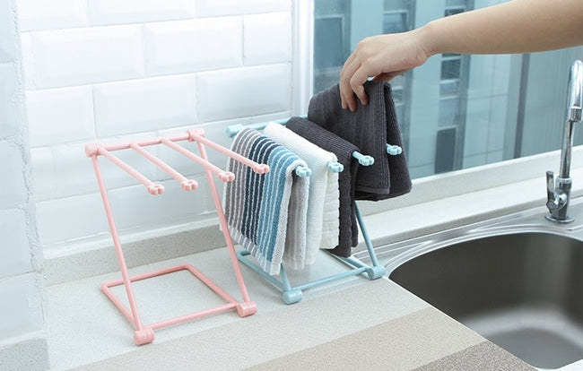 Foldable Dishcloth Shelf Kitchen Accessories Gadget Organizer Main Image