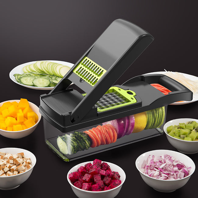Multifunctional Vegetable Cutter Home Kitchen Slicing And Dicing Fruit Artifact Hover Image