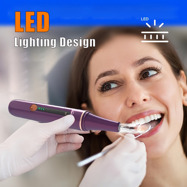 Upgraded Purple Dental Cleaner Interdental Tool 5 Speed USB